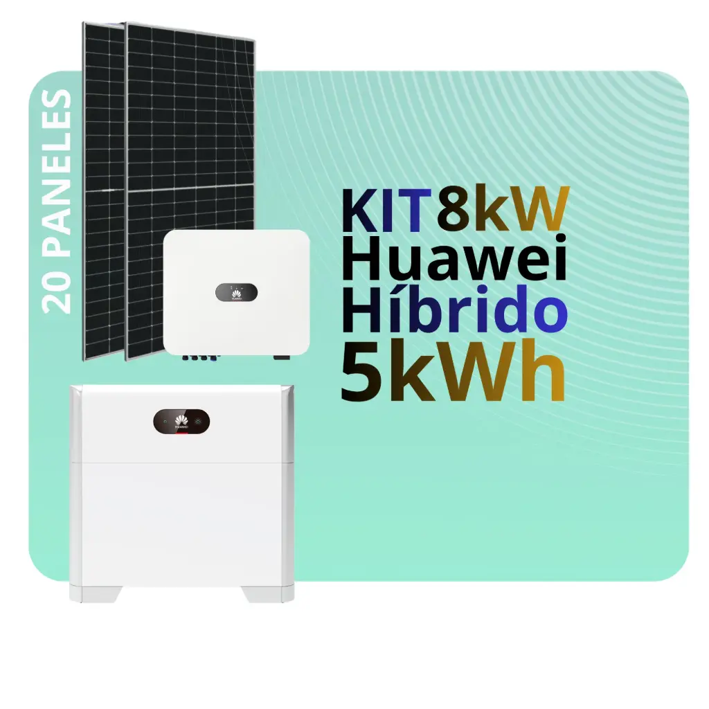 KIT 8 kW Huawei Híbrido 5 kWh