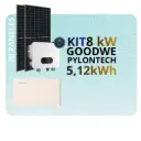 KIT 8 kW GoodWe Pylontech Híbrido 5.12 kWh