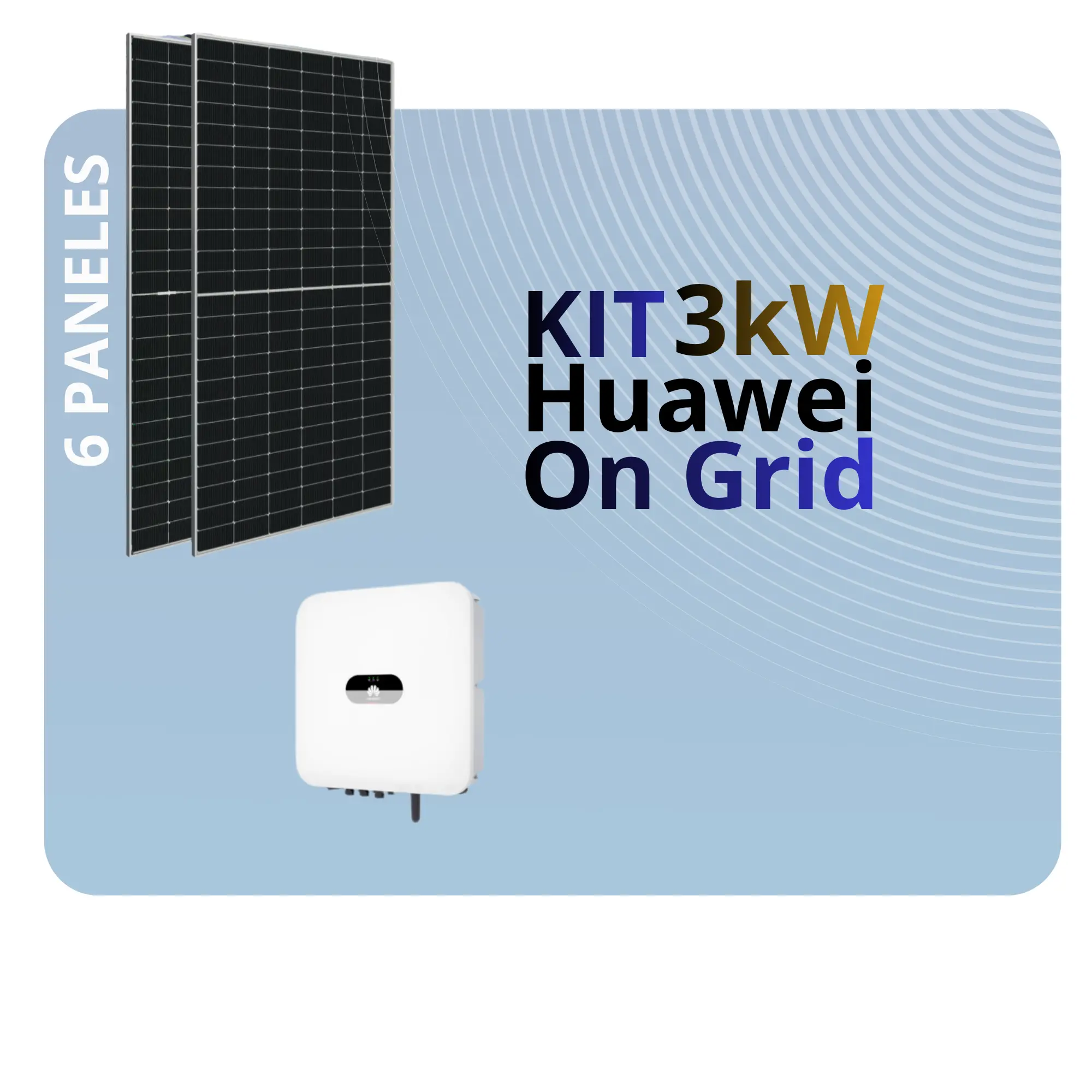KIT 3 kW Huawei On Grid