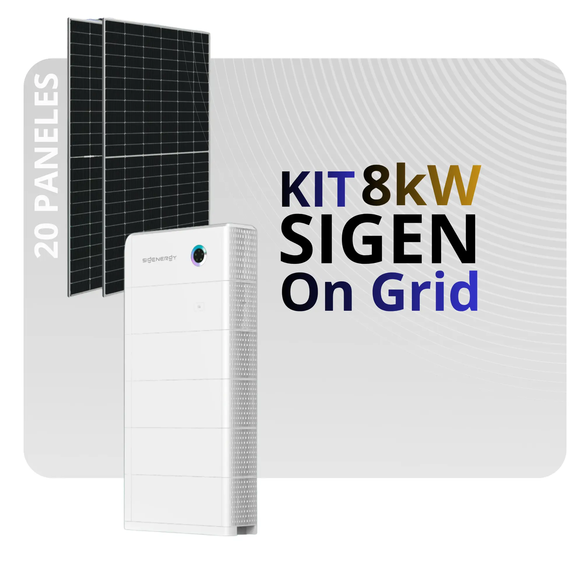 KIT 8 kW Sigen On Grid