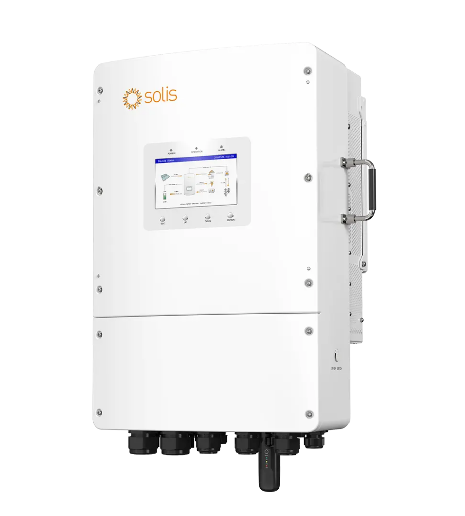 Imagen referencial Solis serie K03-NV del proveedor. No confirma la referencia L-PLUS de los productos de 12 y 16 kW.